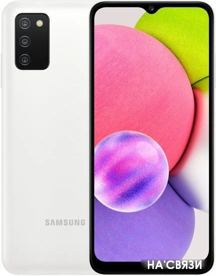 Смартфон Samsung Galaxy A03s SM-A037F 3GB/32GB mts (белый)