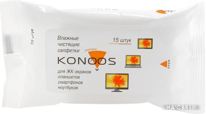 Влажные салфетки Konoos KSN-15