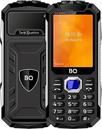 Мобильный телефон BQ-Mobile BQ-2819 Tank Quattro (черный)