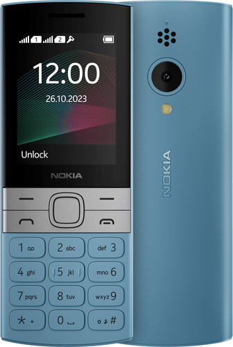 

Кнопочный телефон Nokia 150 (2023) Dual SIM ТА-1582 (бирюзовый)