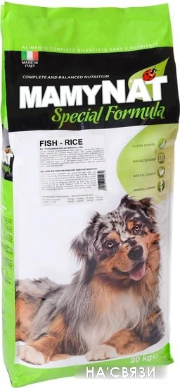 Корм для собак MamyNat Fish and Rice 20 кг