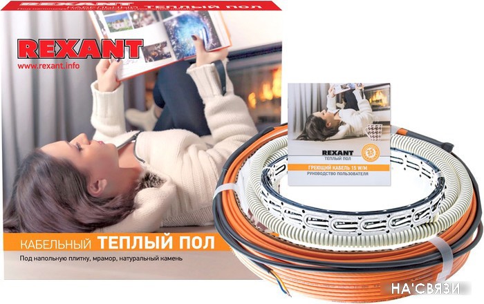 

Нагревательный кабель Rexant RND-30-450 30 м 450 Вт