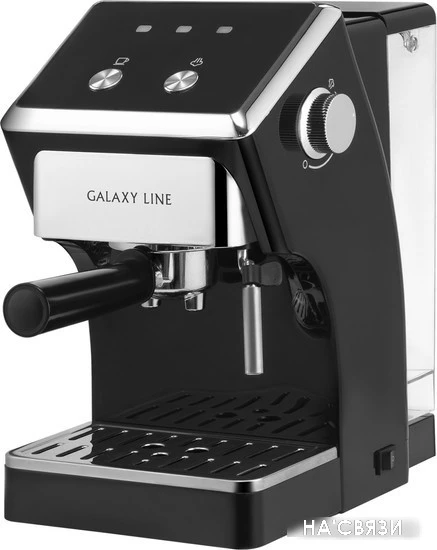 Рожковая кофеварка Galaxy Line GL0756 (черный) в интернет-магазине НА'СВЯЗИ