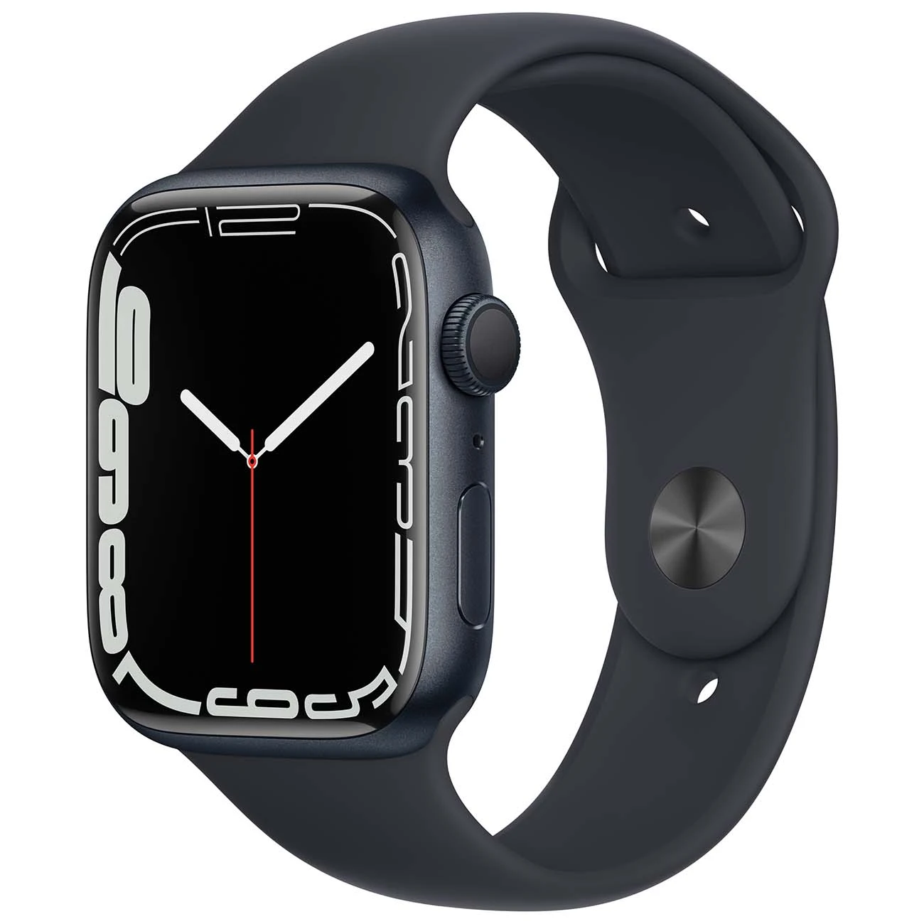 Умные часы Apple Watch Series 7 45 мм (темная ночь/темная ночь спортивный) MKN53
