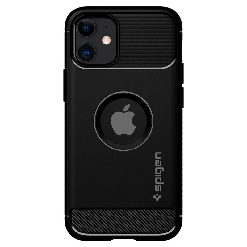 Накладка Spigen Rugged Armor  iPhone 12 Mini, черный