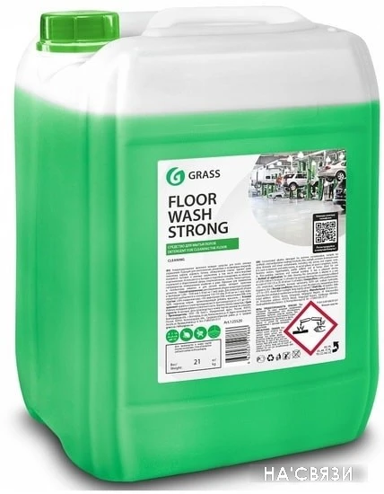 Средство для напольных покрытий Grass Floor Wash Strong 21 кг