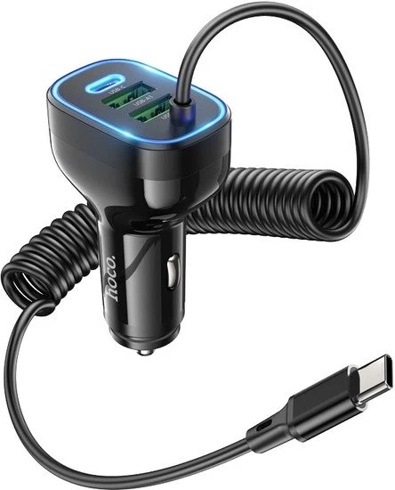 Автомобильное зарядное Hoco NZ11A USB Type-C