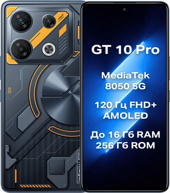 Смартфон Infinix GT 10 Pro X6739 8GB/256GB (синтетический черный) в интернет-магазине НА'СВЯЗИ
