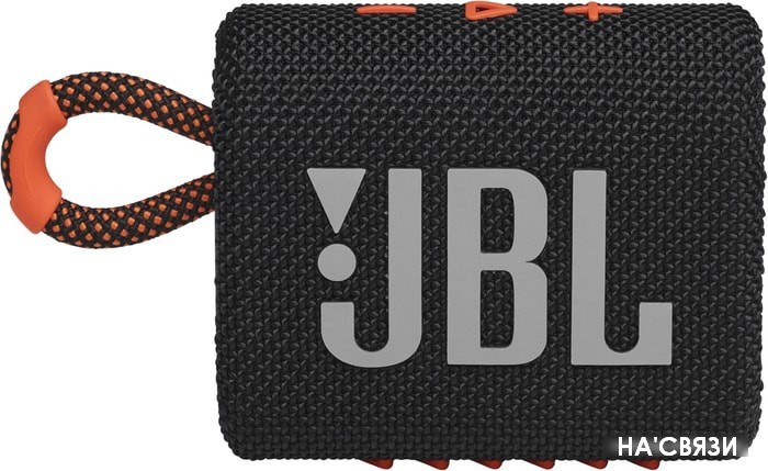 

Беспроводная колонка JBL Go 3 (черный/оранжевый)