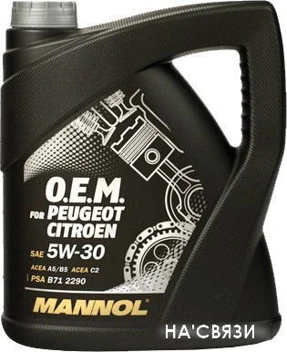 Моторное масло Mannol O.E.M. for peugeot citroen 5W-30 4л