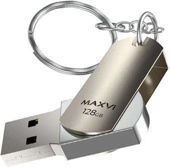 USB Flash Maxvi MR 128GB (серебристый) в интернет-магазине НА'СВЯЗИ