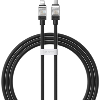 

Кабель Baseus CoolPlay Series USB Type-C - Lightning (1 м, черный)