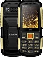 Мобильный телефон BQ-Mobile BQ-2430 Tank Power (черный/золотистый)