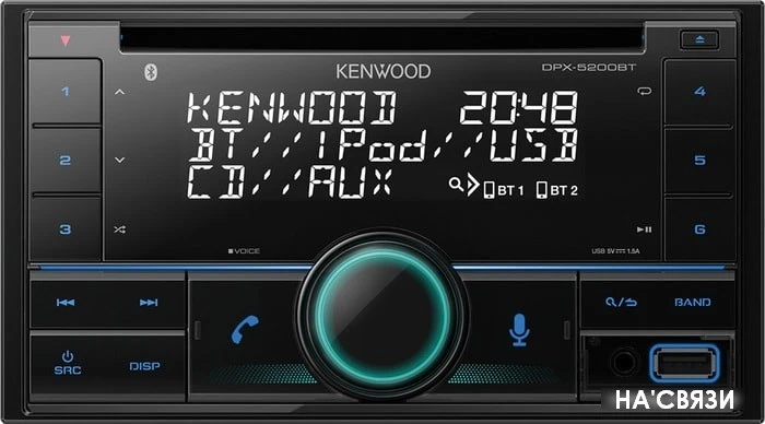 CD/MP3-магнитола Kenwood DPX-5200BT