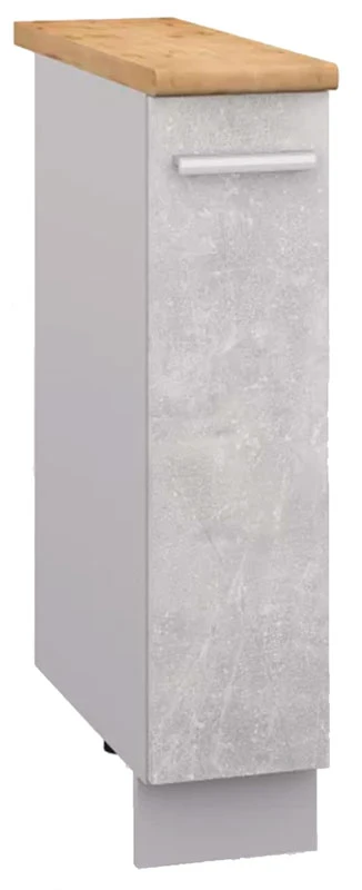 Шкаф нижний со столешницей и полкой СпадарДрэва COMBI НШ20 (серый бетон)
