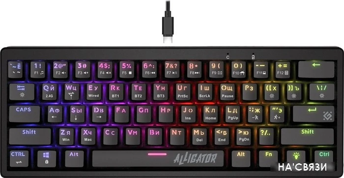 Клавиатура Defender Alligator GK-315 (черный) в интернет-магазине НА'СВЯЗИ