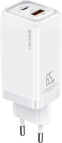 Сетевое зарядное Usams US-CC153 T47 65W (белый)