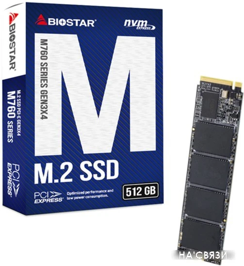 SSD BIOSTAR M760 512GB M760­-512GB в интернет-магазине НА'СВЯЗИ