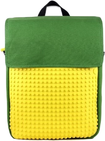 Рюкзак Upixel Canvas Top Lid Pixel WY-A005 (зеленый/желтый)