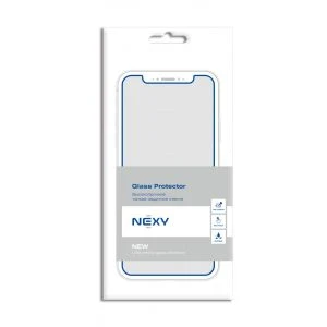 Стекло Nexy Huawei P Smart 2021/Honor 10X Lite Full Glue, черный