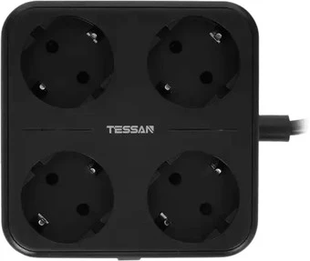 Сетевой фильтр Tessan TS-302 (черный)
