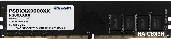 

Оперативная память Patriot Signature Line 16GB DDR4 PC4-25600 PSD416G32002