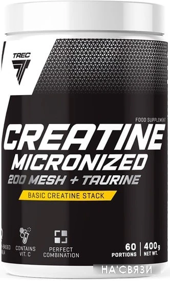 Моногидрат креатина с таурином Trec Nutrition Creatine Micronized 200 mesh + Taurine (400 г)