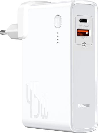 Портативное зарядное устройство Baseus GaN PPNLD-C02 10000mAh (белый)