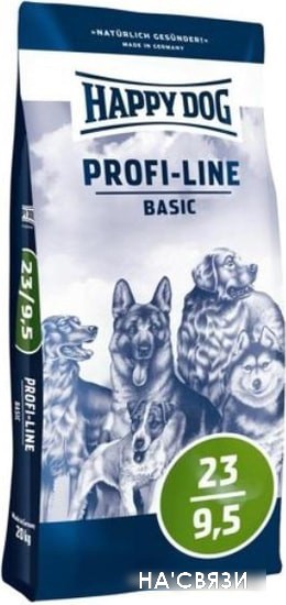 

Сухой корм для собак Happy Dog Profi-Line Basic 23/9.5 20 кг