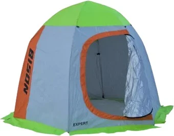 Палатка для зимней рыбалки Bison Expert Зонт (белый/оранжевый)