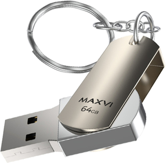 

USB Flash Maxvi MR 64GB (серебристый)