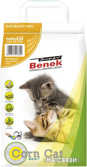 

Наполнитель для туалета Super Benek Corn Naturalny 25 л