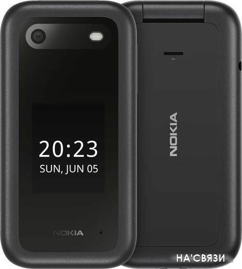 

Кнопочный телефон Nokia 2660 (2022) TA-1469 Dual SIM (черный)