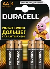 Батарейки DURACELL AA 4 шт.