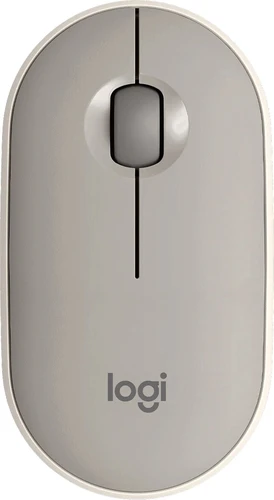 Мышь Logitech M350 Pebble (песочный)