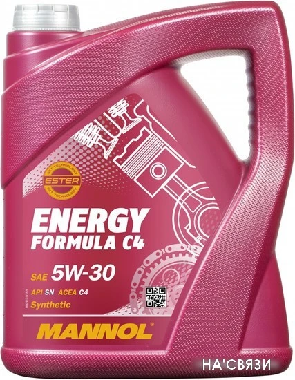 Моторное масло Mannol Energy Formula C4 5W-30 5л