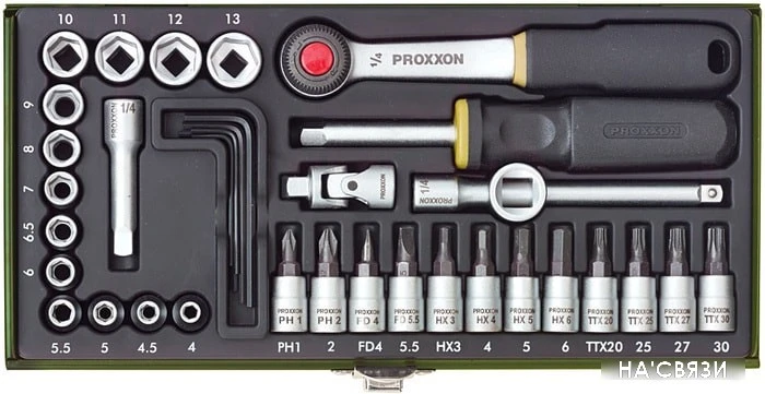 Универсальный набор инструментов Proxxon 23080 (36 предметов)