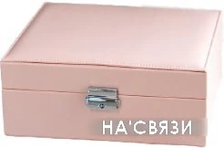 Шкатулка для украшений Joli Angel Амелия SR-715 (розовый/экокожа)