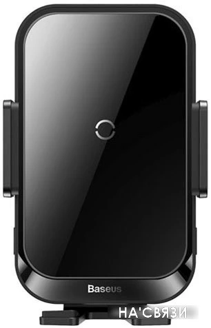 Держатель для смартфона Baseus Halo Electric Wireless Charging Car Mount 15W SUDD000001 (черный)