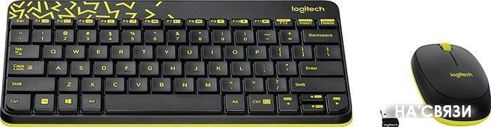 

Мышь + клавиатура Logitech MK240 Nano [920-008213]