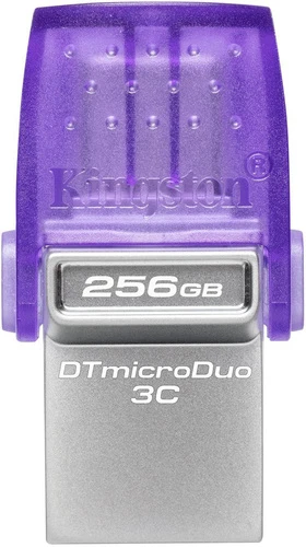 USB Flash Kingston DataTraveler MicroDuo 3C USB 3.2 Gen 1 256GB в интернет-магазине НА'СВЯЗИ