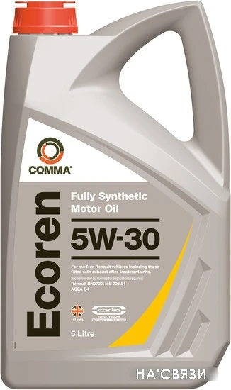 Моторное масло Comma Ecoren 5W-30 5л
