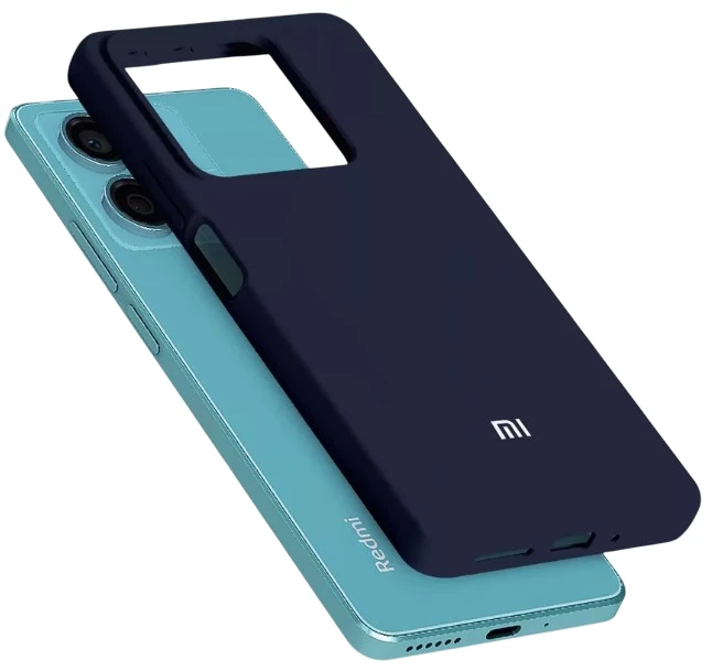 Чехол Color Soft Touch Case XIAOMI Redmi 13 (синий)