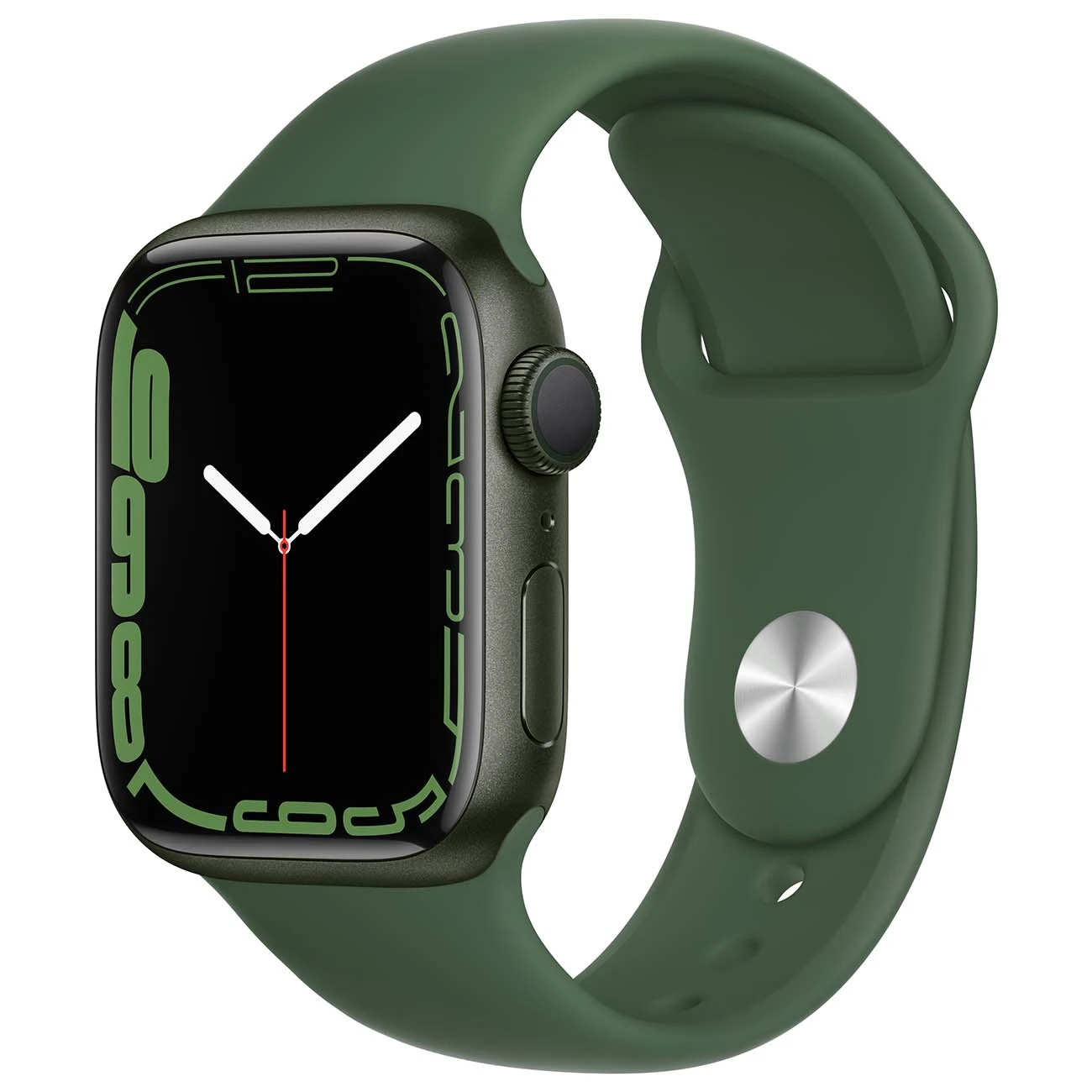 Умные часы Apple Watch Series 7 41 мм (зеленый/зеленый клевер спортивный) MKN03