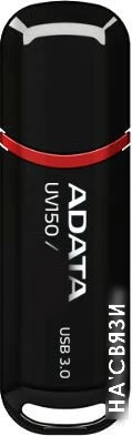 USB Flash A-Data DashDrive UV150 64GB (AUV150-64G-RBK) в интернет-магазине НА'СВЯЗИ