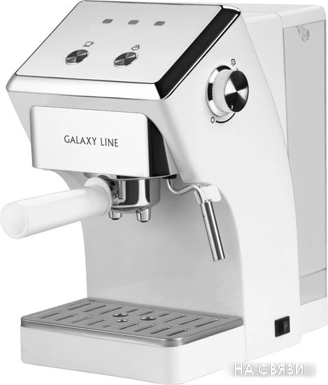 Рожковая кофеварка Galaxy Line GL0756 (белый) в интернет-магазине НА'СВЯЗИ