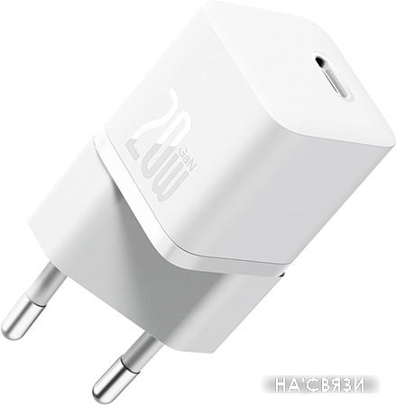 

Сетевое зарядное Baseus GaN5 Fast Charger Mini 1C 20W CCGN050102 (белый)