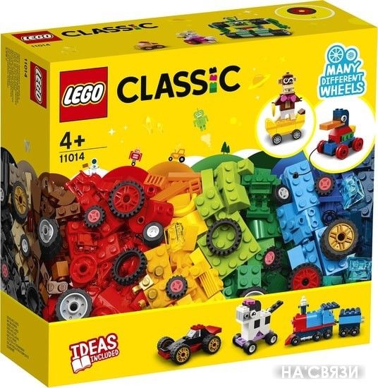 

Конструктор LEGO Classic 11014 Кубики и колеса