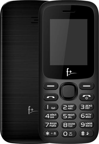 Кнопочный телефон F+ F197 (черный)