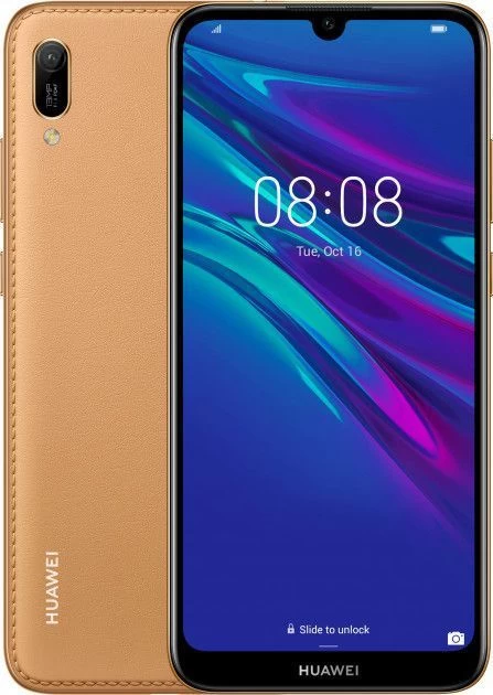 Huawei Y6 2019, коричневый, Б/У.